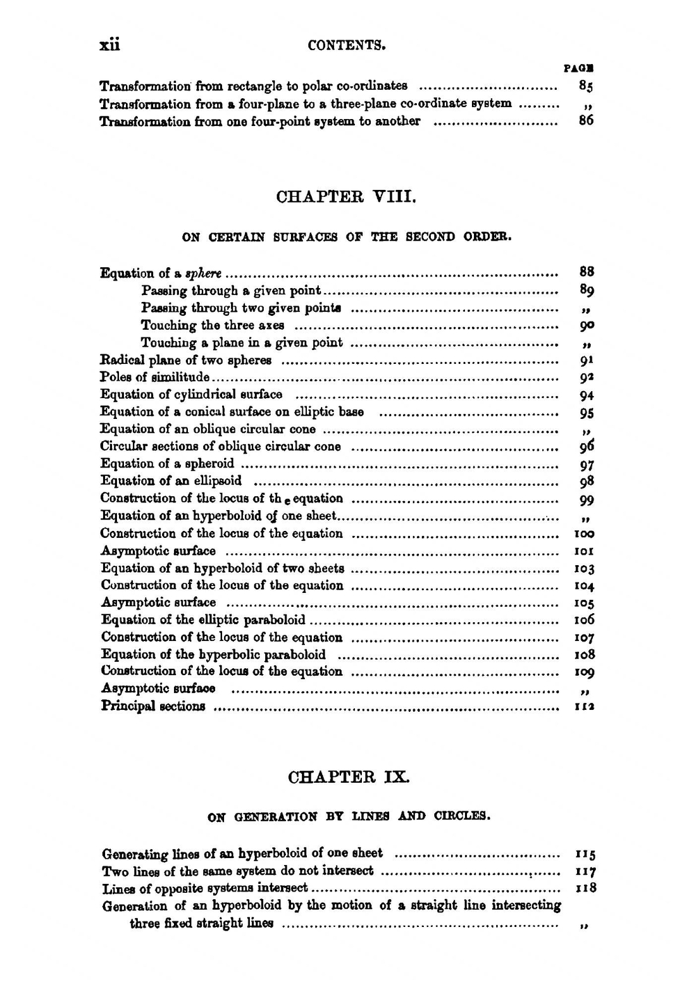 A treatise on solid geometry, by P. Frost and J. Wolstenholme | Percival Frost