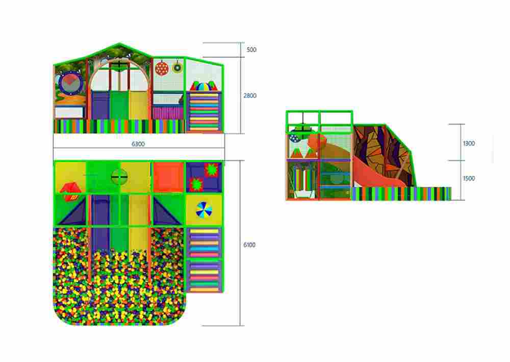 Детский игровой лабиринт «Лабиринт чудес»