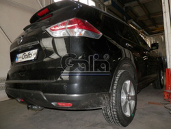 Фаркоп оцинкованный Galia N055C для Nissan X-Trail 2015-, Renault Koleos 2016-(паспорт и сертификат в комплекте)(без электрики)