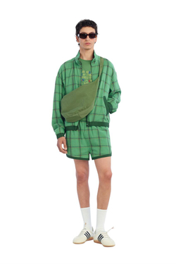 ZARA X BENITO ANTONIO ТКАНЕВАЯ СУМКА ЧЕРЕЗ ПЛЕЧО, ЗЕЛЕНЫЙ