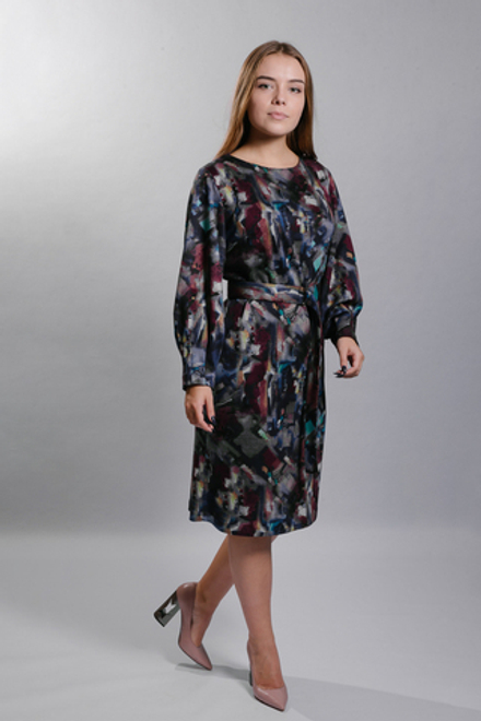 Трикотажное платье 2445оп