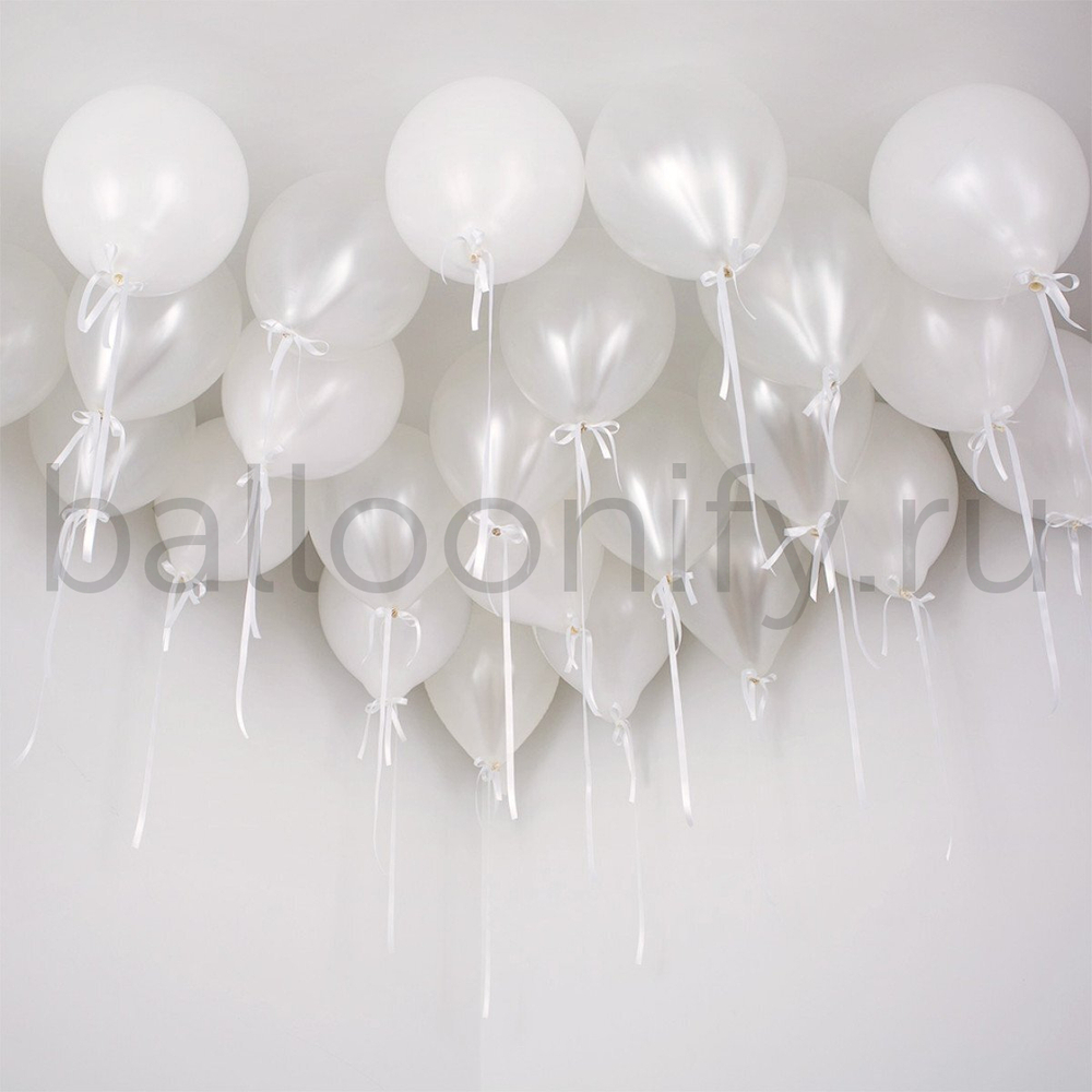 Шары россыпью "Белый жемчуг"