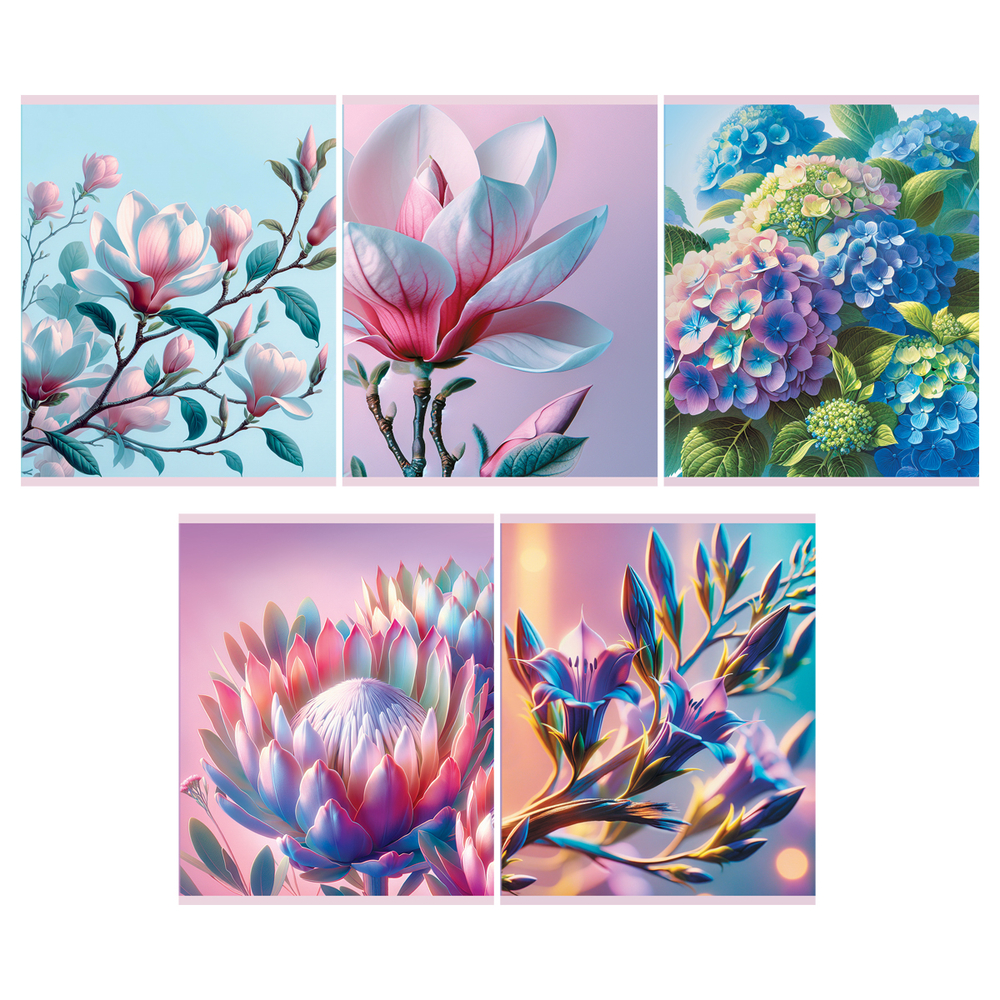 Тетрадь 48л., А5, линия BG "Цветение"