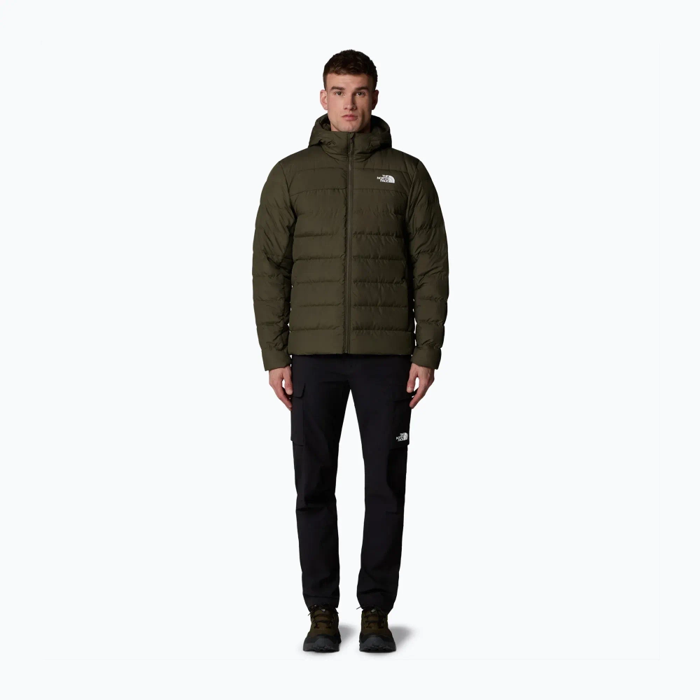 Пуховик The North Face Aconcagua III Hooded темно-зеленая