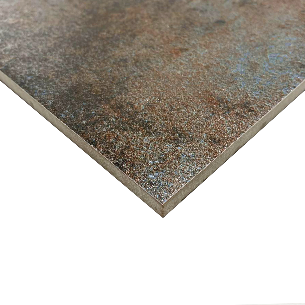 Керамогранит Alma Ceramica Oxide 60x60 см 1.8 м² матовый цвет бирюзово-коричневый