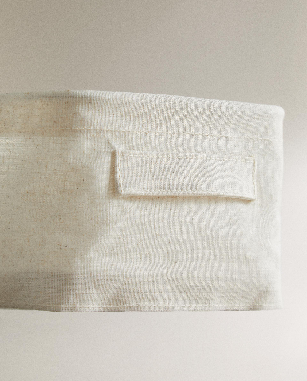 Zara Home Корзина изо льна, цвет бежевый, 13.5 см