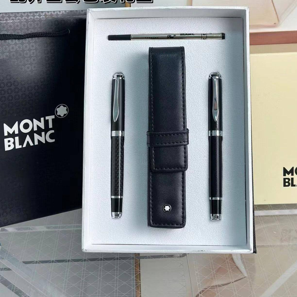 Набор Montblanc (ручка 2 шт. + чехол), арт. 472126035