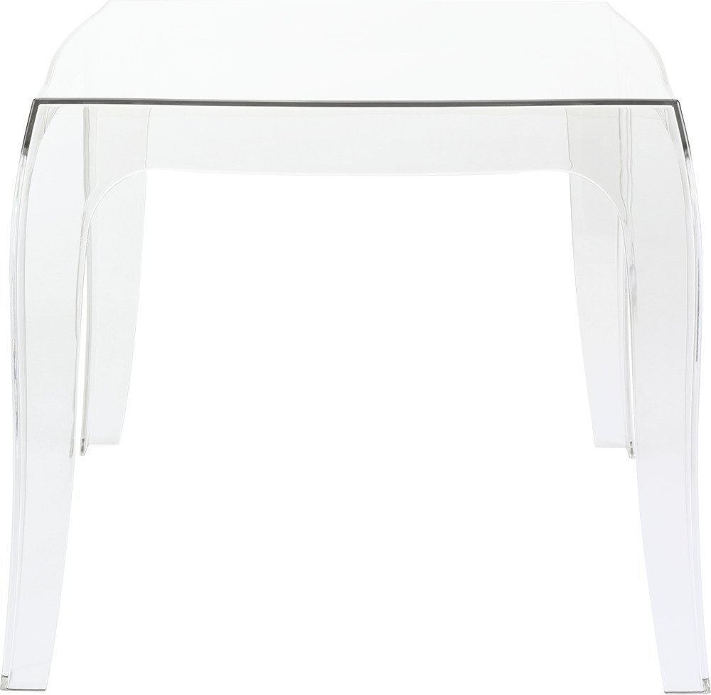 Столик прозрачный журнальный Siesta Contract Queen, прозрачный