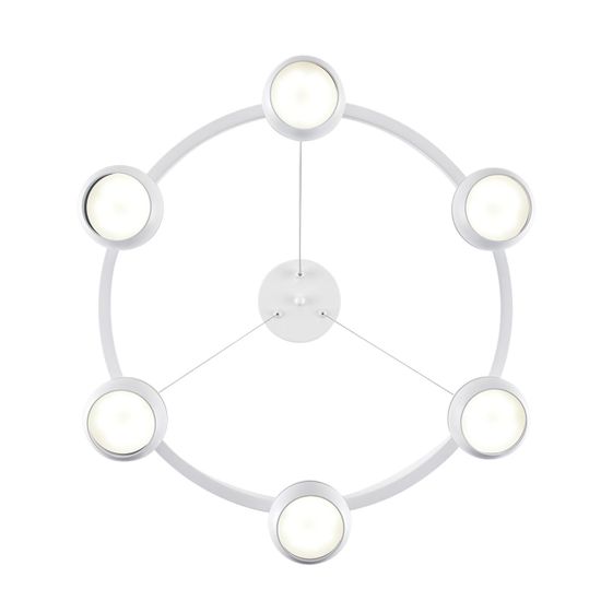 8254/6 COMFI LN26 246 белый, металл Светильник подвесной LED GX53 6*7W 220V LUAZANA