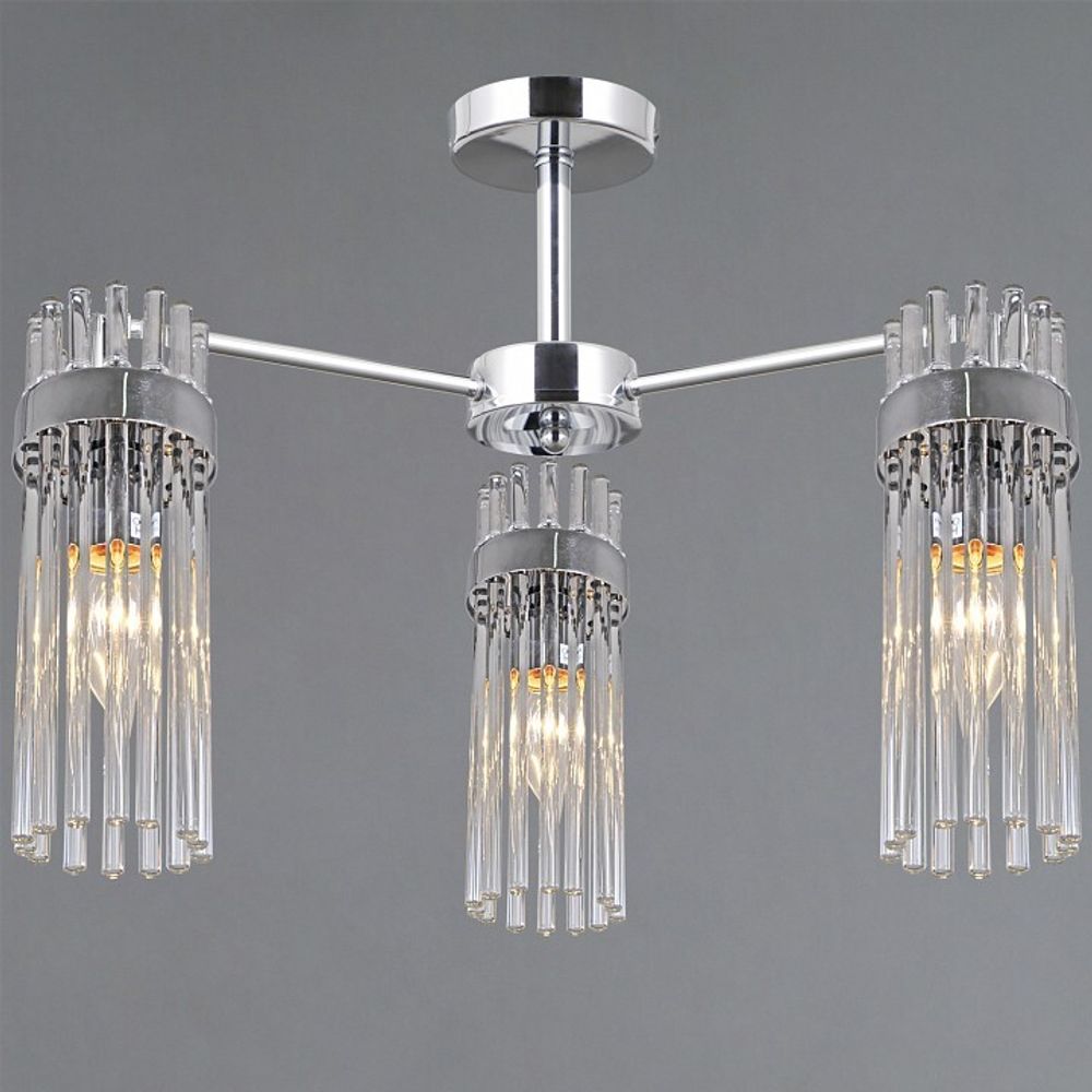 Люстра на штанге ILLUMICO GENOA IL0761-3CSQ-25 CR GENOA