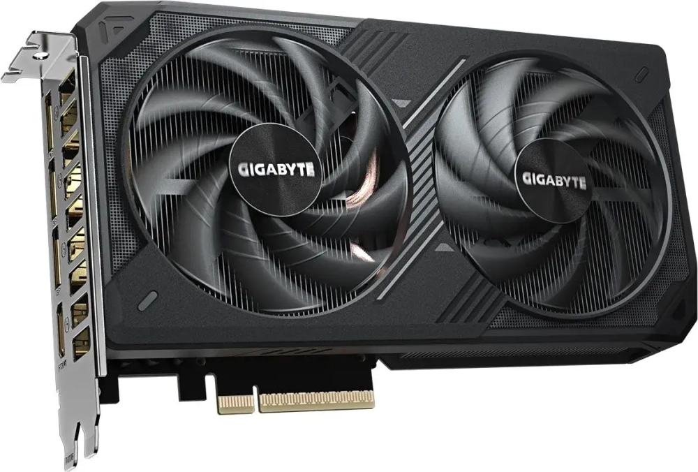 Видеокарта GIGABYTE GeForce RTX™ 5060 Ti WINDFORCE OC 8G, 8Gb/128bit GDDR7, 1хHDMI+3xDP 2.1, PCIe5.0