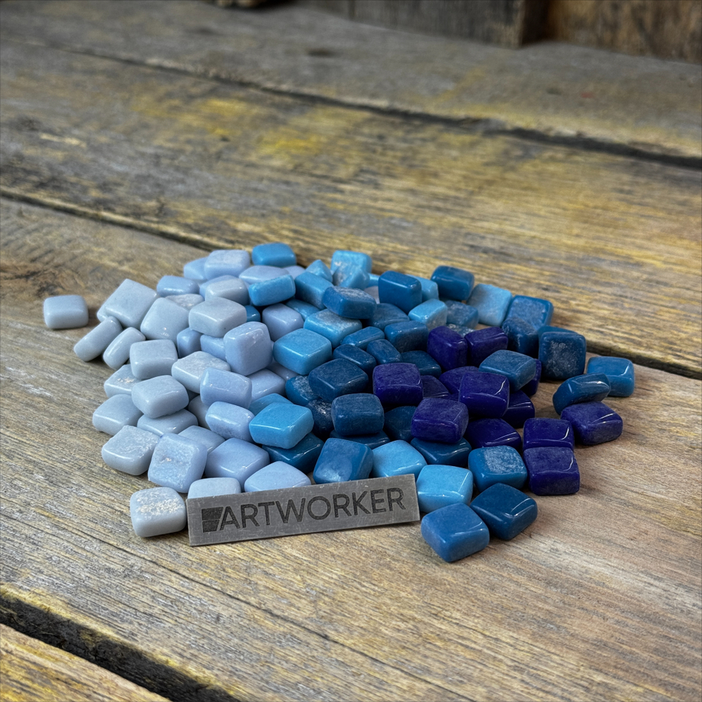 Стеклянная плитка синих цветов FLORY12 Blueberry 0,9 кг по лучшей цене