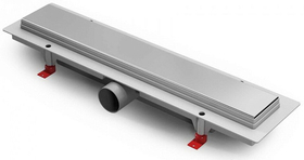 Душевой лоток с решеткой MCH Chudej CH 650/50 L (решетка Floor, хром, 65 х 6 х 6,5 см), с боковым сливом D50