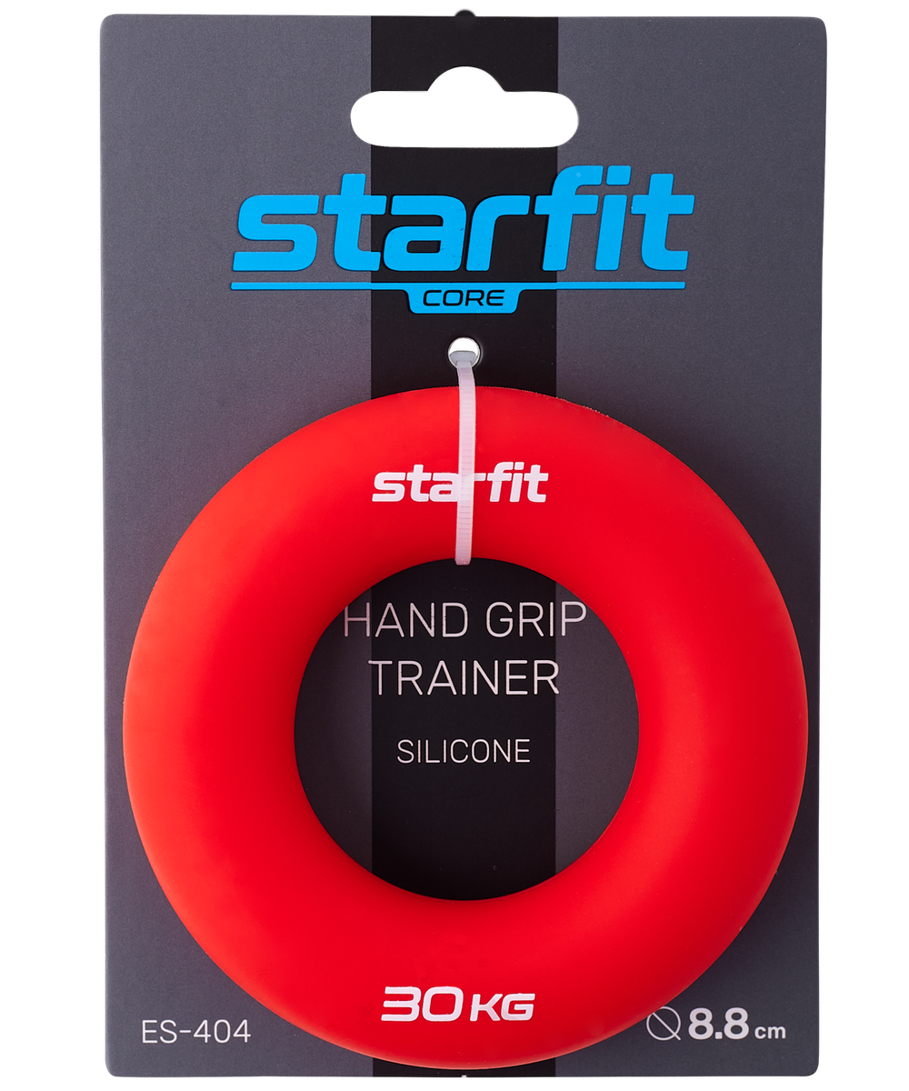 Эспандер кистевой ES-404 Кольцо, 30 кг, силикогель, красный