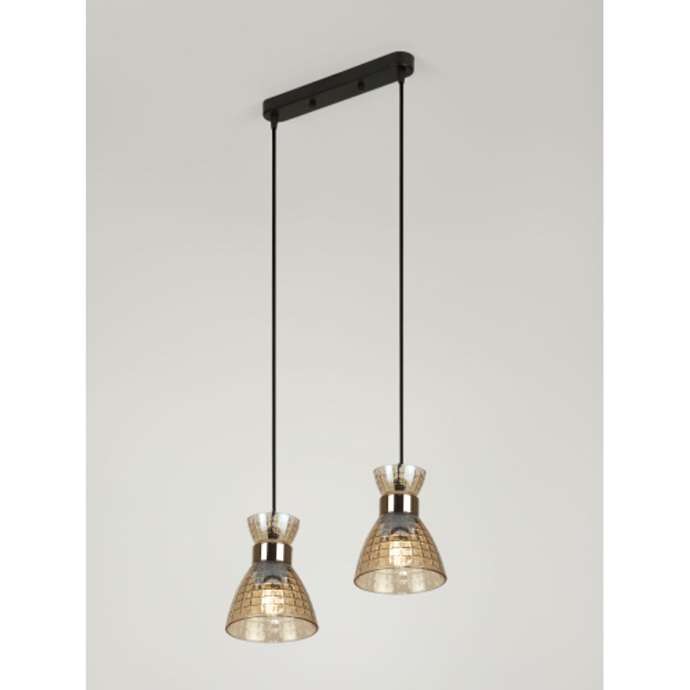 Светильник подвесной (подвес) Rivoli Iris 9186-302 2хЕ27 60 Вт модерн | Rivoli