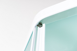 Душевая кабина Esbano (Эсбано) L100PR, с низким поддоном, с электрикой и LED освещением, 100х100х210