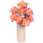 Искусственные цветы «Цветочная мелодия» 50см 9 цветков розово-красные