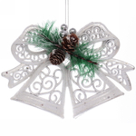 Украшение новогоднее «Весёлый звон» 20*15 см, Белый