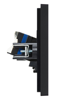 FORTE&PIANO Розетка компьютерная двойная RJ45 кат.6 FP134 черный IEK