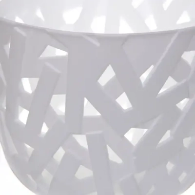 Корзинка для хранения мелочей «БИСКОТТИ», цвет дымчатый белый, 17,5*16,5*16см (лейбл)