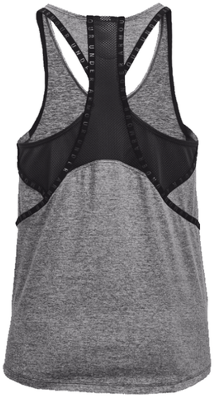 Топ теннисный Under Armour Knockout Mesh Back Tank W - dark grey