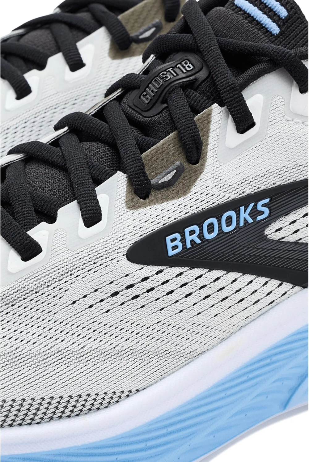Кроссовки для бега Brooks Ghost 18 - White/Black/Open Air