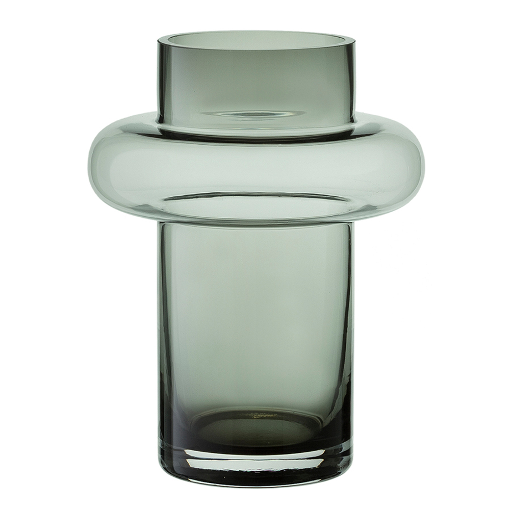 Ваза для цветов vayr, 20 см, серая