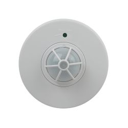 Датчик движения ЭРА MD 017 белый 1200Вт угол обзора 180-360° дальность 12м | Датчики движения