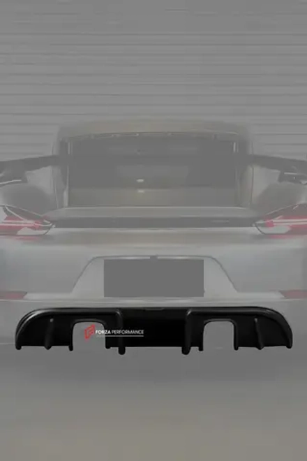 Карбоновый диффузор для Porsche 718 982 GT4 GT4RS 2016+ Порше