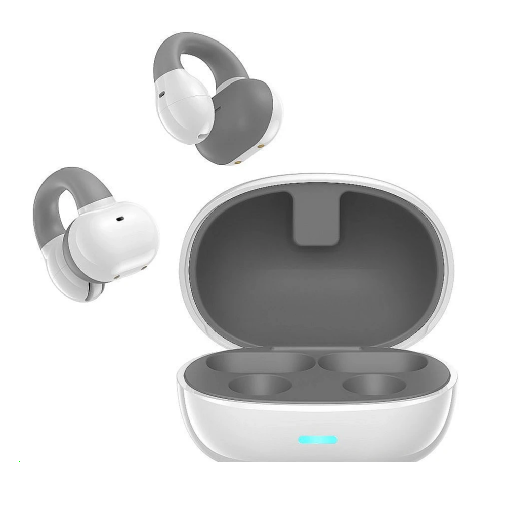 Беспроводные наушники G18 Lemon Clip Ear Long Life TWS Bluetooth Headset white