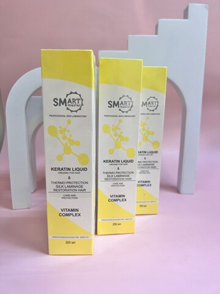 Smart Желтый Organic Keratin Жидкий Кератин - ламинирование, термозащита и питание, 200мл