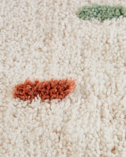 Ковёр Zara Home, хлопок, белый, 7600/029