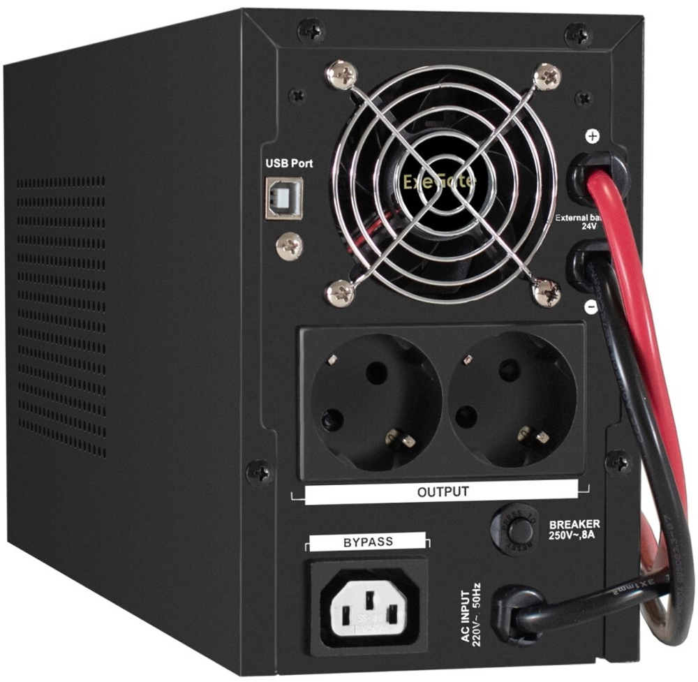 Комплект  Exegate SineTower SZ-1500.LCD.AVR.2SH.1C13.USB
