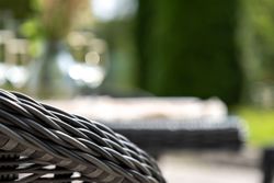 "Сицилия" обеденная группа плетеная, цвет графит