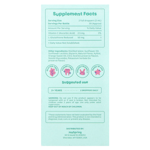 JoySpring, Gluta Guard, 60 мл (2 жидк. Унции)