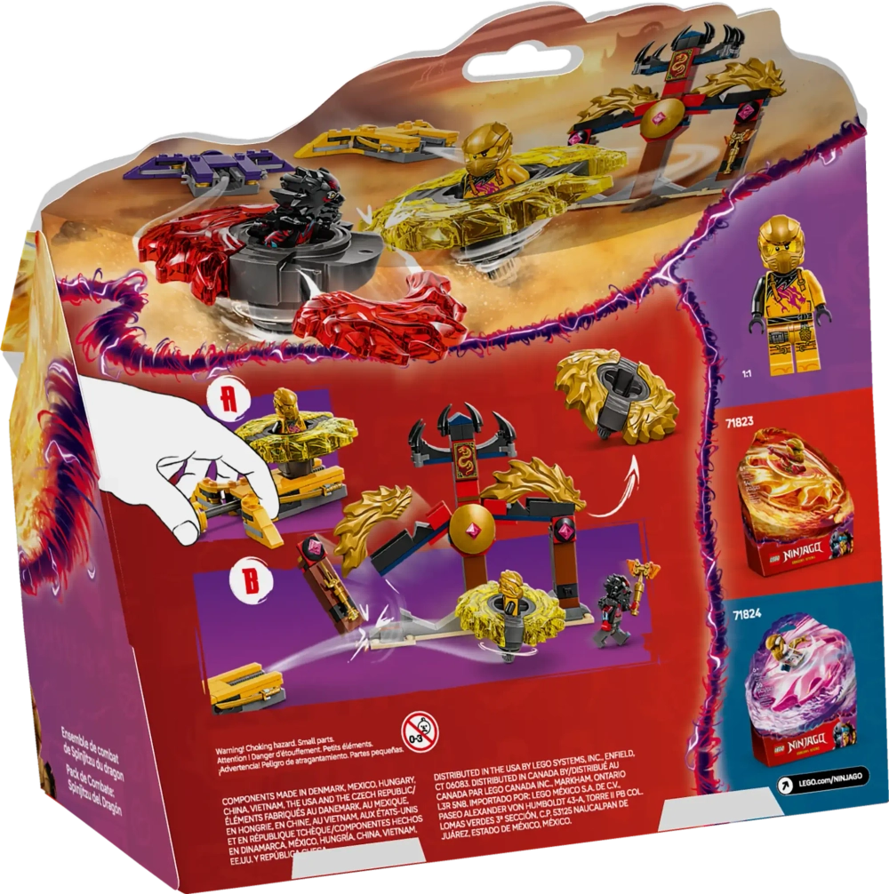 Конструктор LEGO Ninjago 71826 Дракон Кружитсу: боевой набор