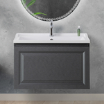 Мебель для ванной комнаты подвесная Cezares GIUBILEO-N-80-1C-SO-TIT-P 80см Титан