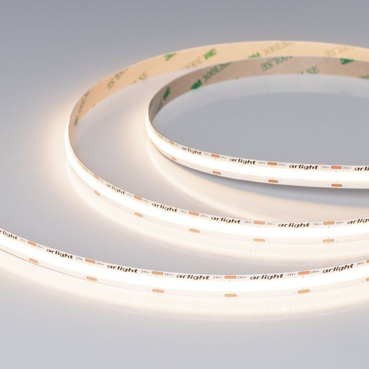 Светодиодная лента COB-X576-10mm 24V Day4000 15 W/m, IP20, 5m Arlight 059119