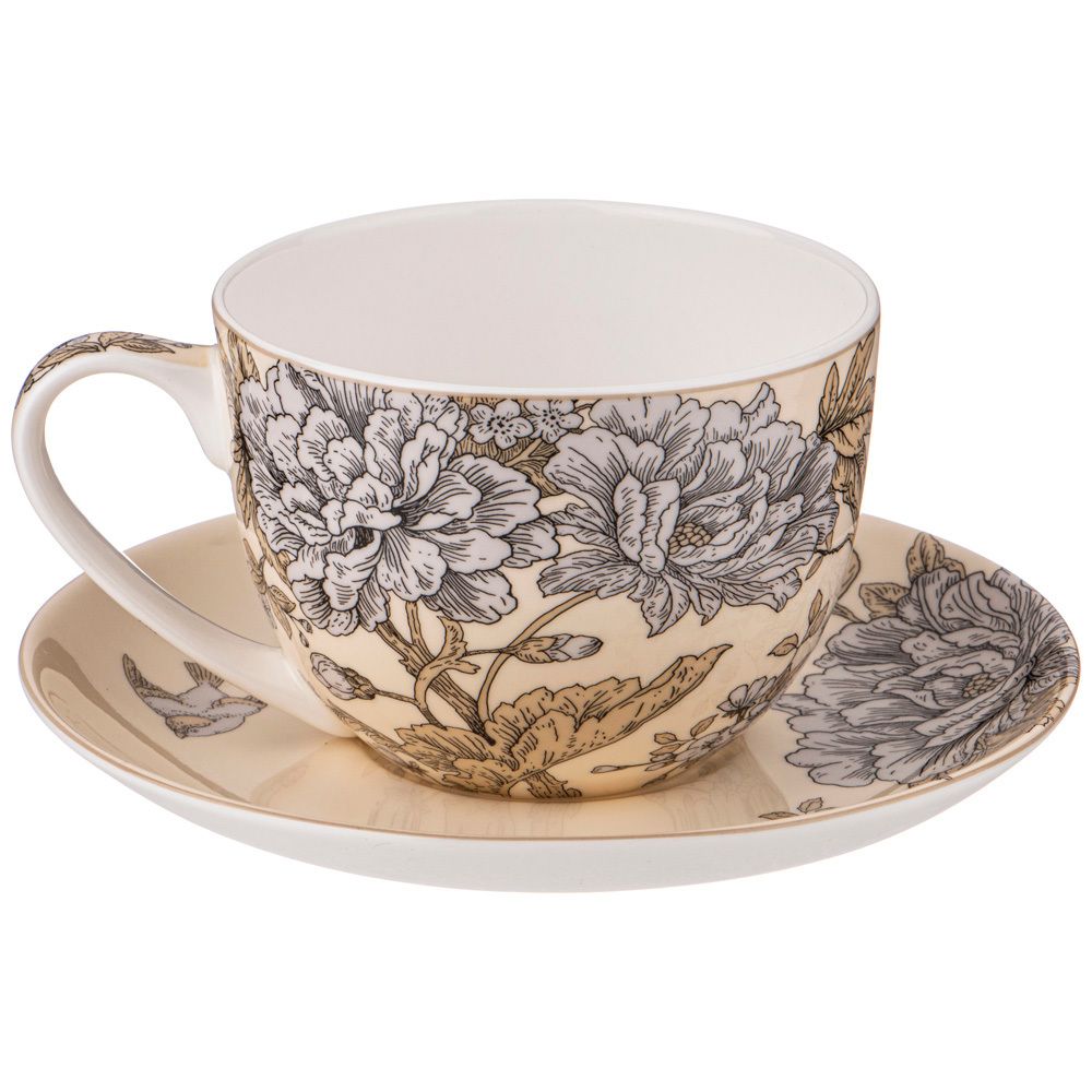 ЧАЙНАЯ ПАРА LEFARD "ROYAL GARDEN" 2ПР. 330МЛ (КОР=24НАБ.)