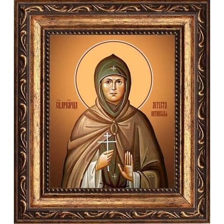 Августа Защук, преподобномученица, схимонахиня. Икона на холсте.