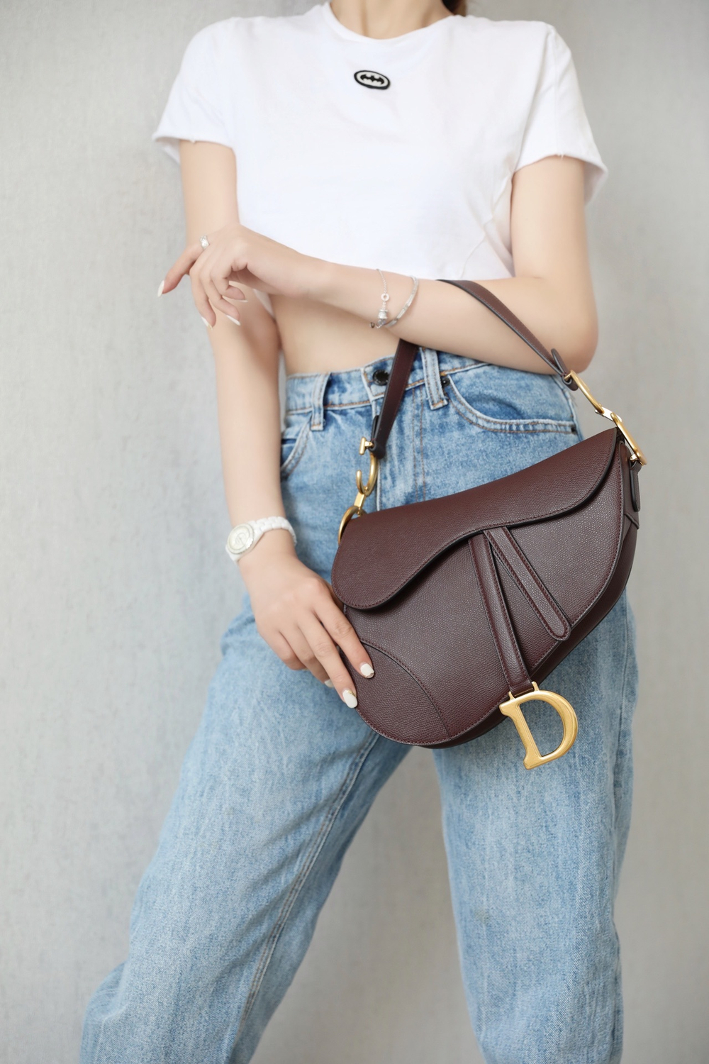 Christian Dior Saddle Bag 25 cm