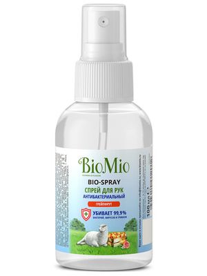 BioMio BIO-SPRAY спрей для рук Грейпфрут 100 мл