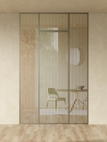 Распашная алюминиевая перегородка Minoli 16