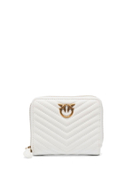 TAYLOR QUILTED WALLET - white
