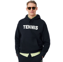 Теннисная футболка Lacoste Tennis Print - black