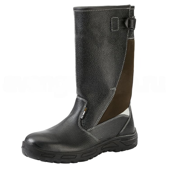 Сапоги "Бустер" шерст.мех, ПУ,КП (черн-кор)