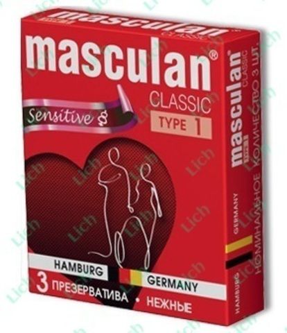 Презервативы Masculan Classic нежные (Sensitive)