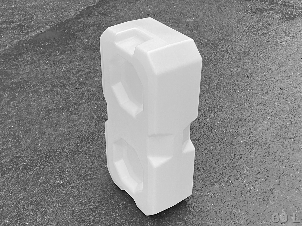 Ёмкость пластиковая пищевая Полимер-Групп T 60 л. прямоугольные (795x395x262см;4,3кг;белый) - арт.559030