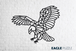 Деревянный декор настенный, панно, сборная модель EWA Design Орел