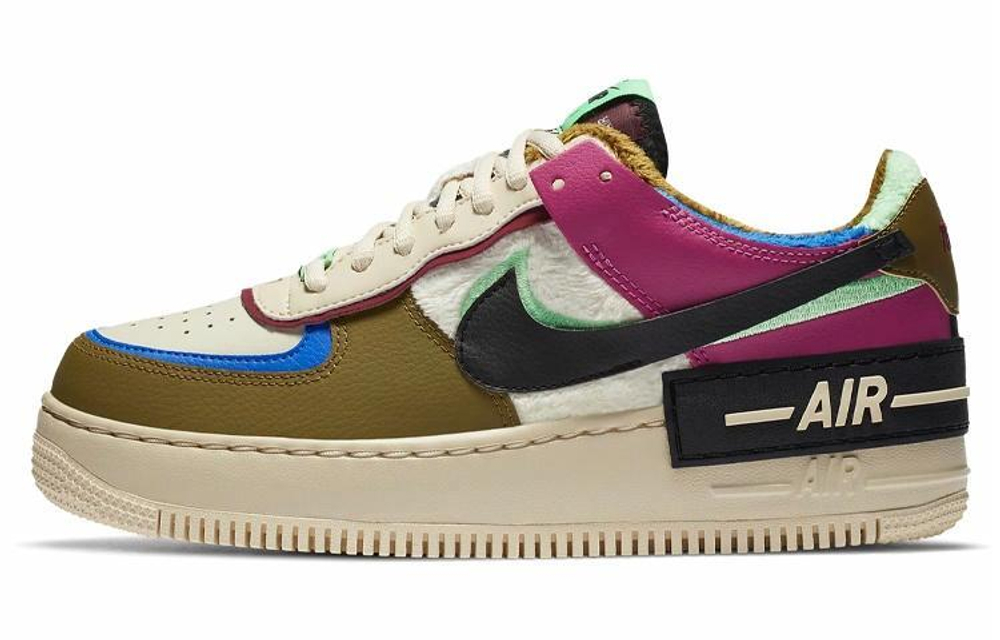 Кроссовки Nike Air Force 1 Shadow Se "Fossil" (Женская размерная сетка)